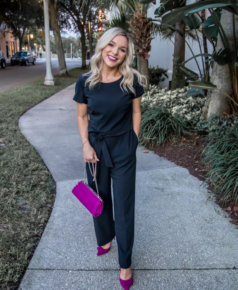 classic black jumpsuit