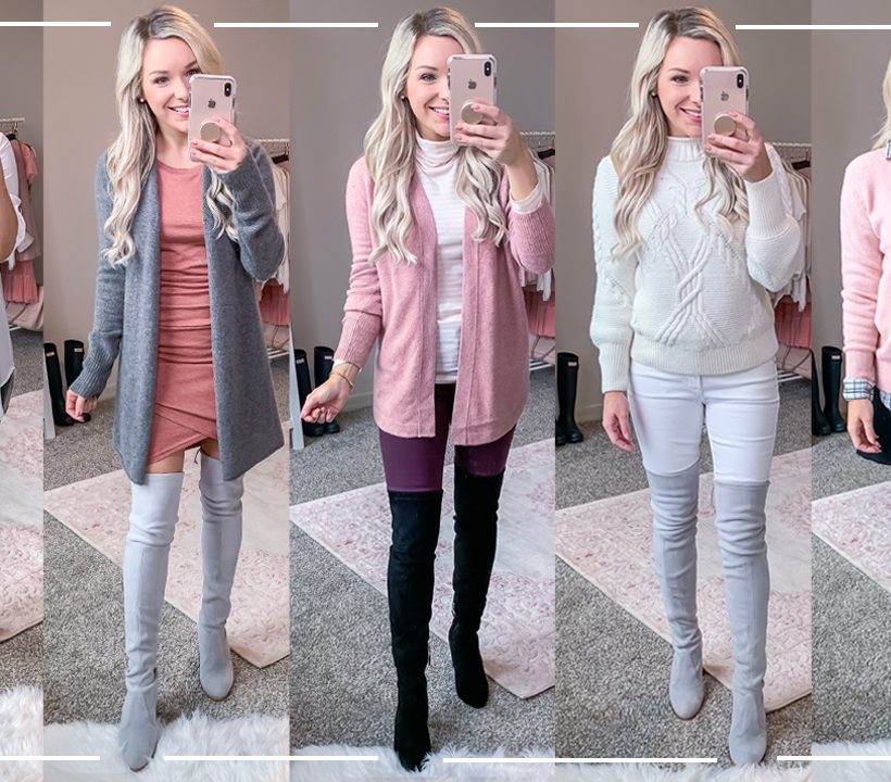 outfit ideas with over the knee boots