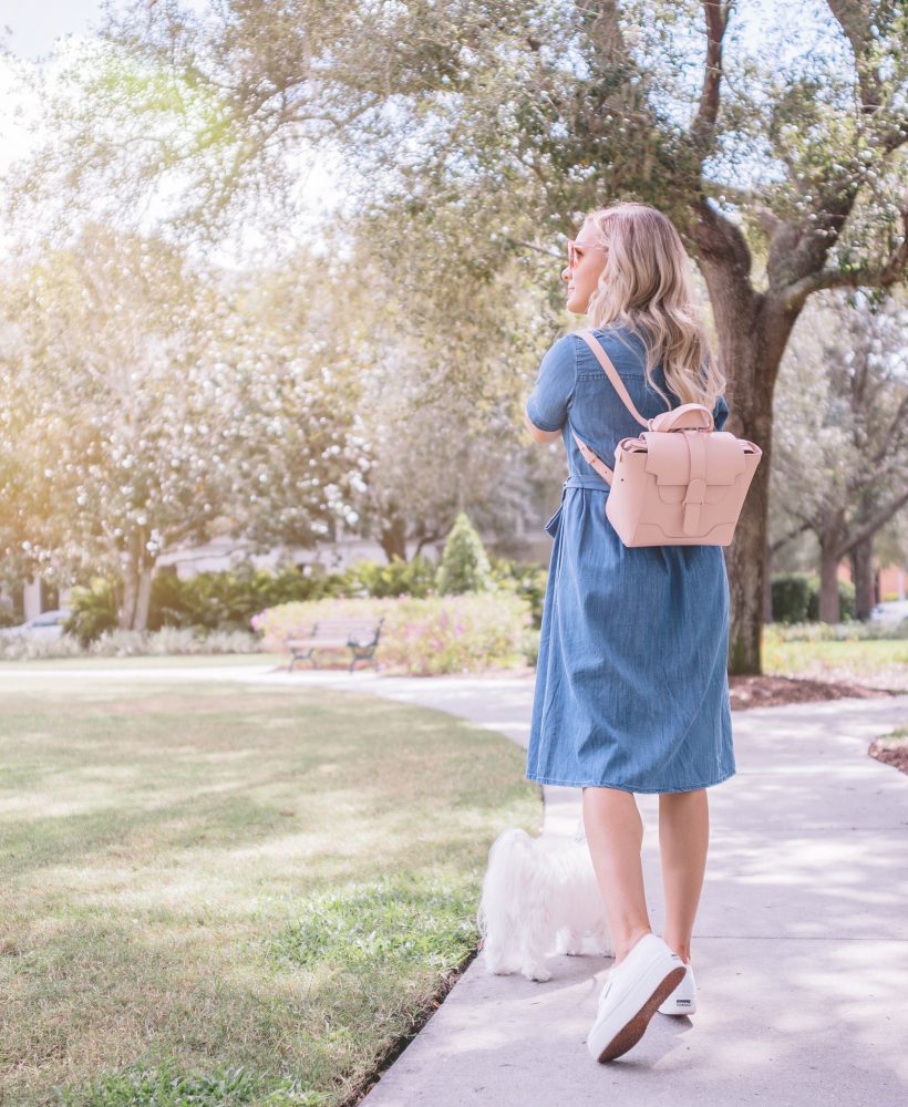 chambray shirtdress | weekend style